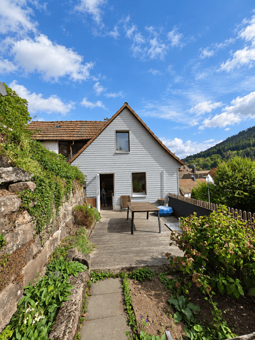 Terrasse vor der Küche